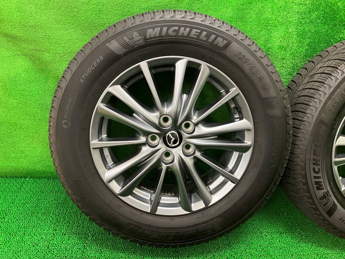 スタッドレスタイヤ 225/65 R17マツダ純正ホイール②