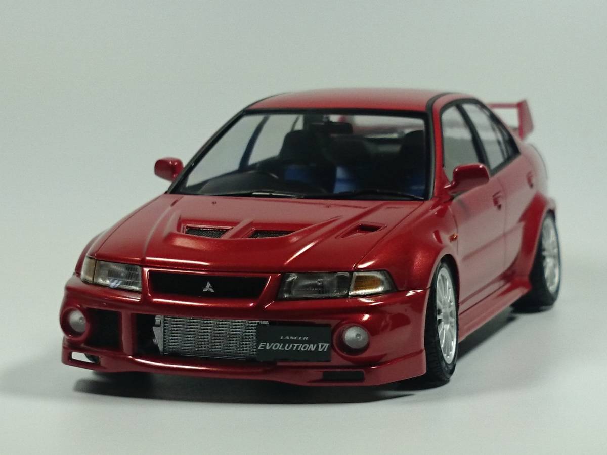 タミヤ 1/24 三菱 ランサーエボリューション Ⅵ 完成品(完成品)｜売買