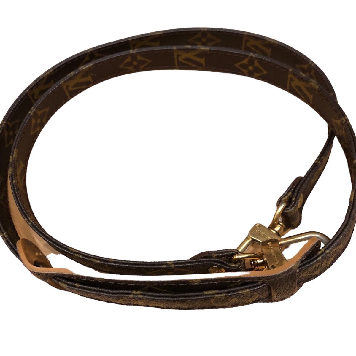442】ヴィトン Louis Vuitton モノグラム ショルダーストラップ 1円