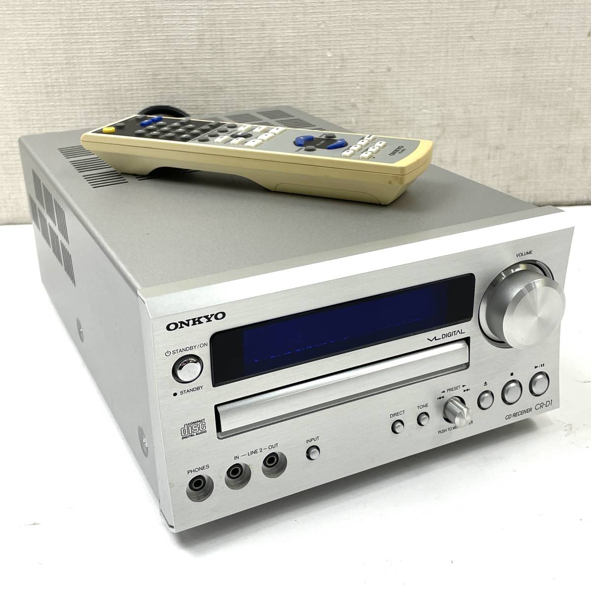 中古動作品] ONKYO オンキョー CDレシーバー CR-D2 コンパクトアンプ