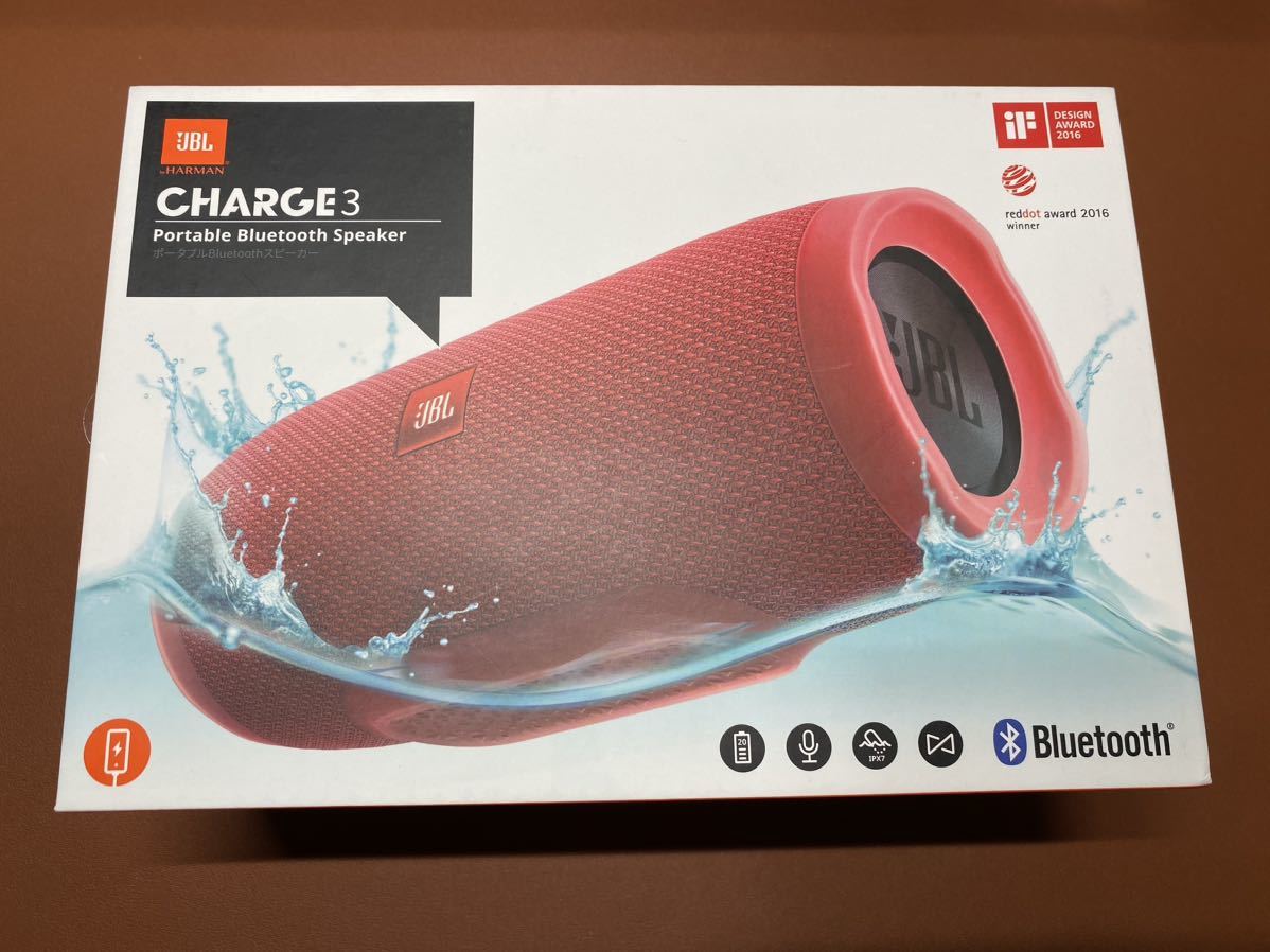 JBL CHARGE3 レッド JBL CHARGE3 レッド ブラック Special 本体