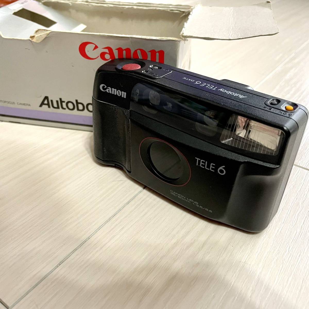 【Canon】Autoboy TELE6 DATEフィルムカメラ Canon Autoboy TELE 0 DATE フィルムカメラ TELE6 キヤノン 1 Tele