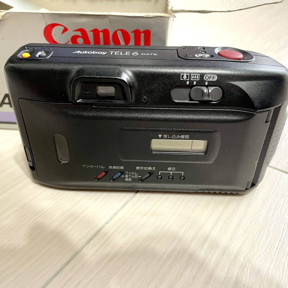 Canon Autoboy TELE 0 DATE フィルムカメラ TELE6 キヤノン 1 Tele
