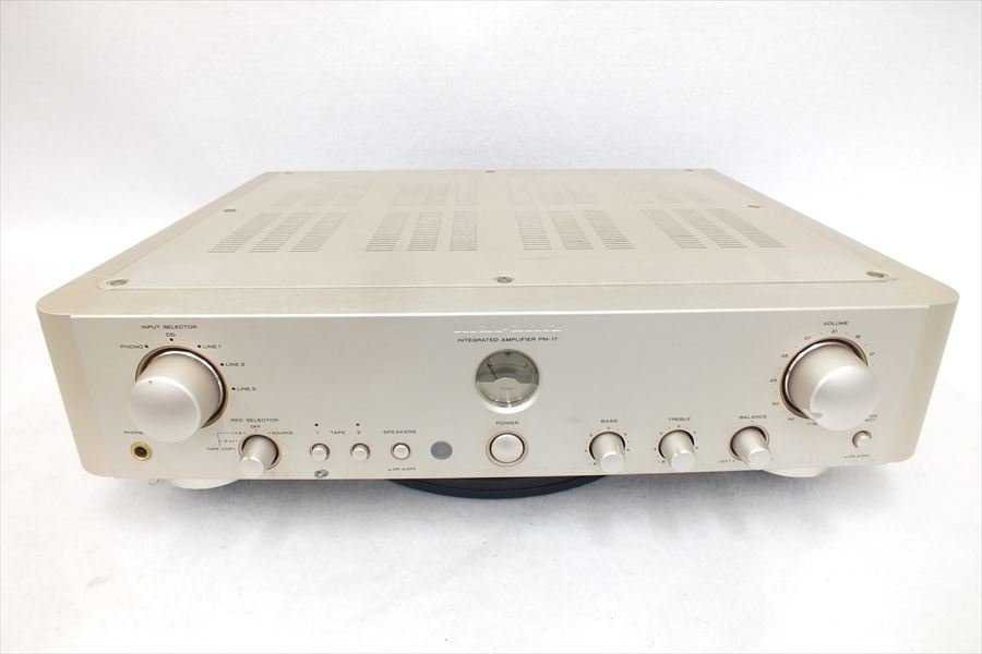 marantz マランツ PM-17 アンプ 音出し確認済 現状品 231009G3174  
