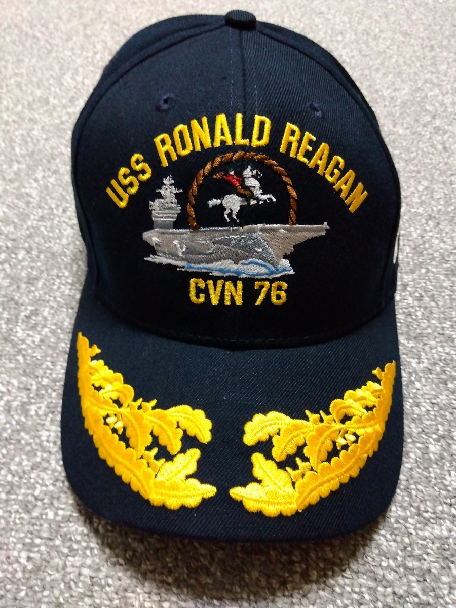 新品！USSロナルドレーガン空母キャップ キャップCVN 76 ロナルド