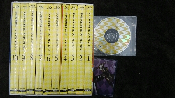 mar) ペルソナ4 BD 完全生産限定版 全10巻+BOX+CD 半分未開封