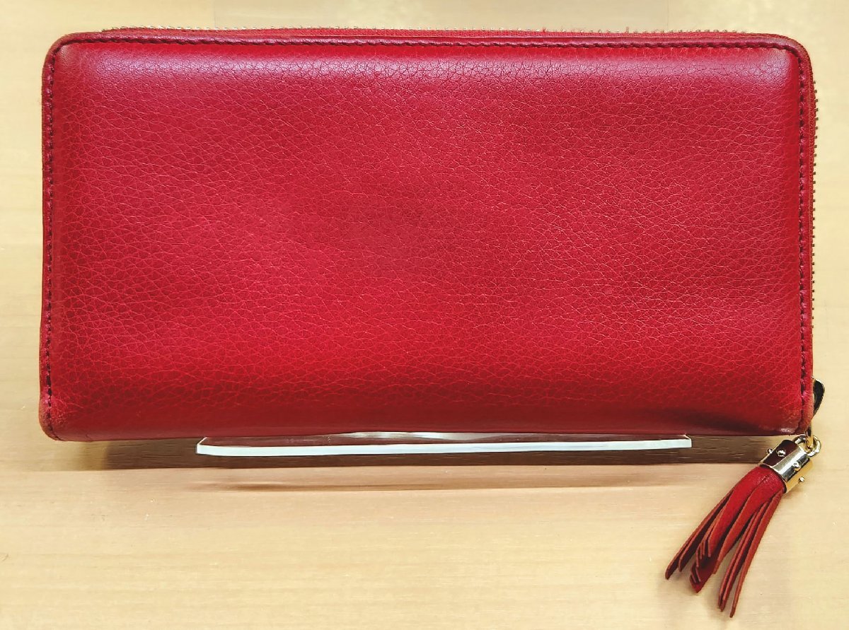 ソーホー グッチ GUCCI インターロッキングG レザー 黒 長財布