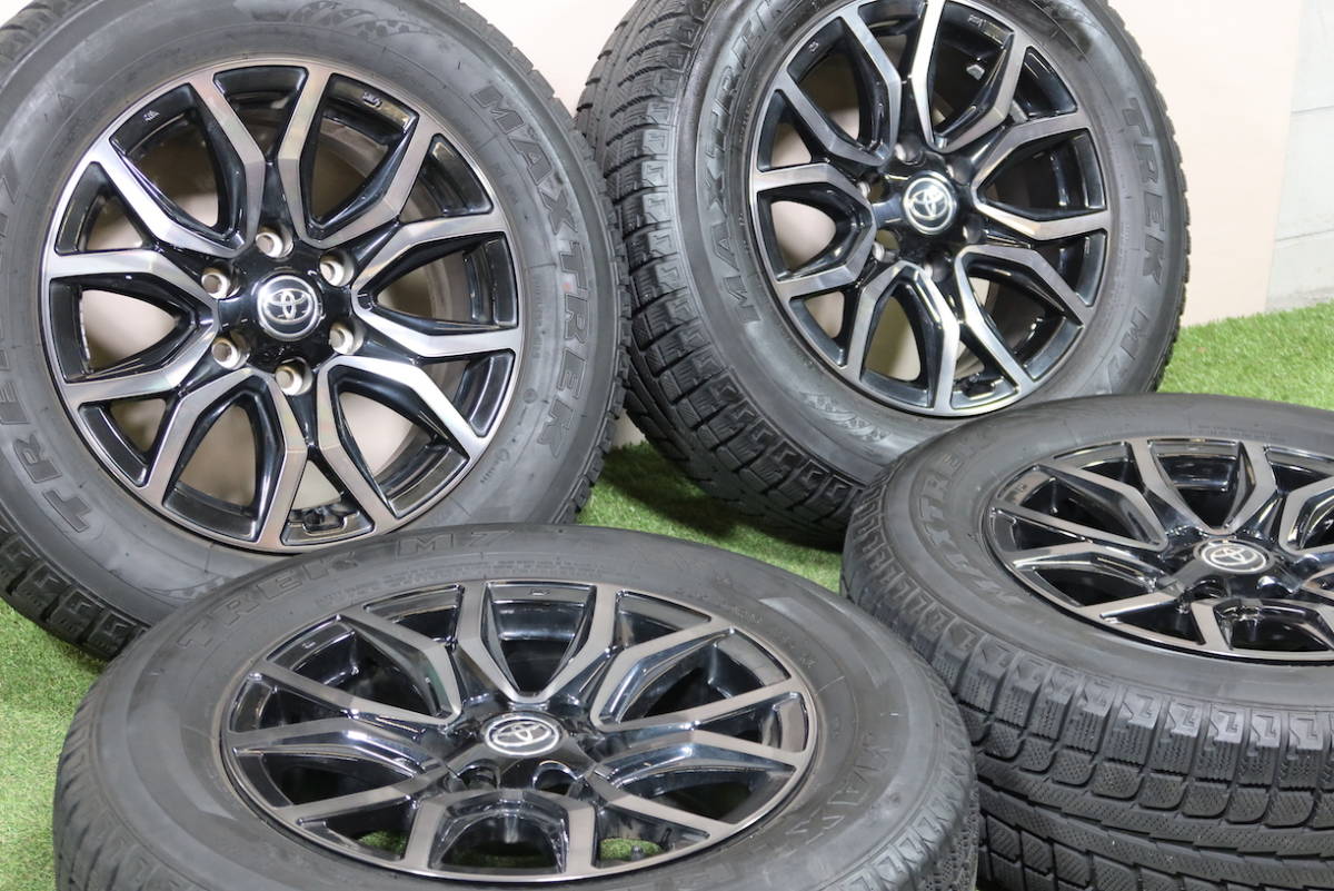 バリ溝スタッドレス＞トヨタ ハイラックスGR 純正 18in 7.5J +30 