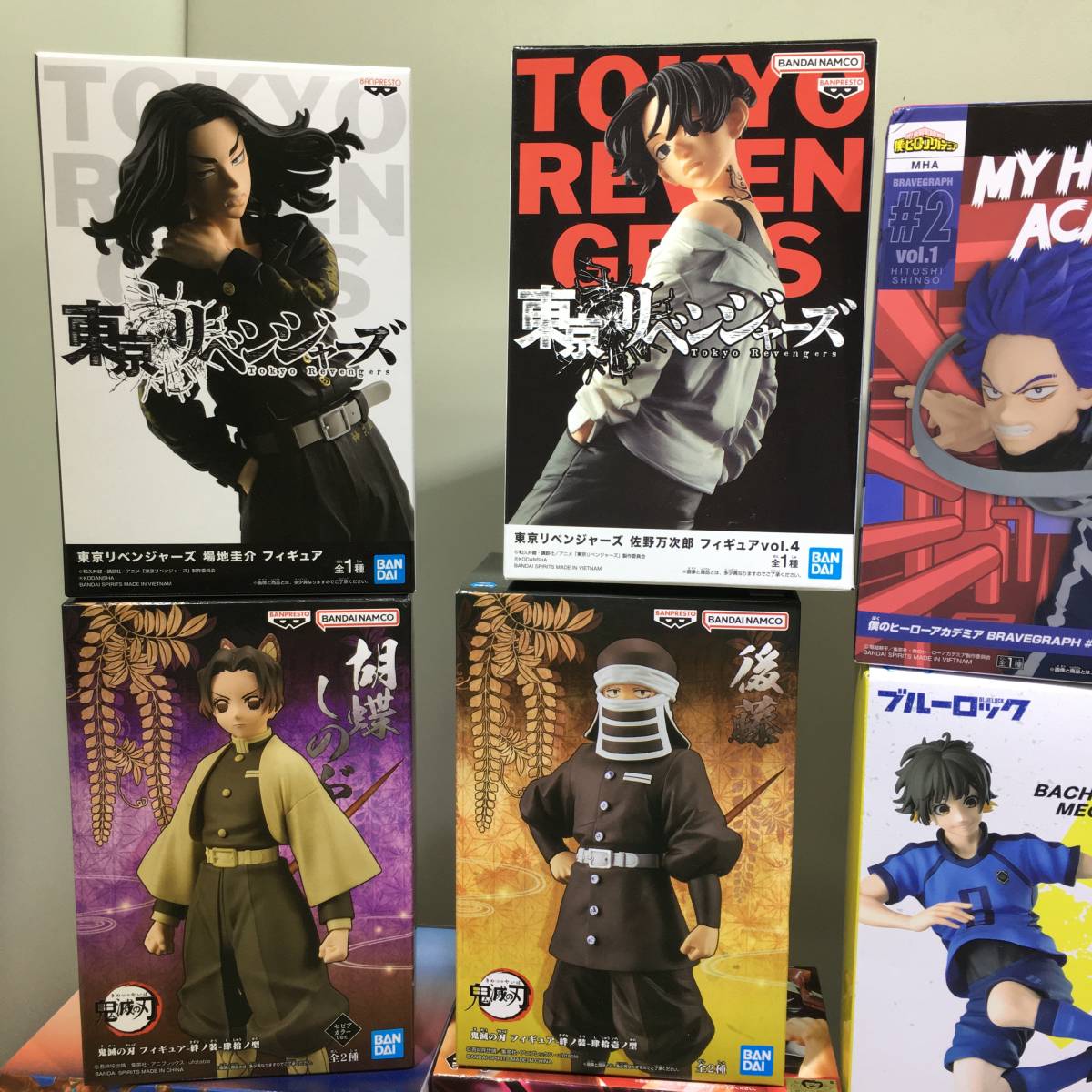 プライズフィギュア まとめ ワンピ 鬼滅 東リベ チェンソー
