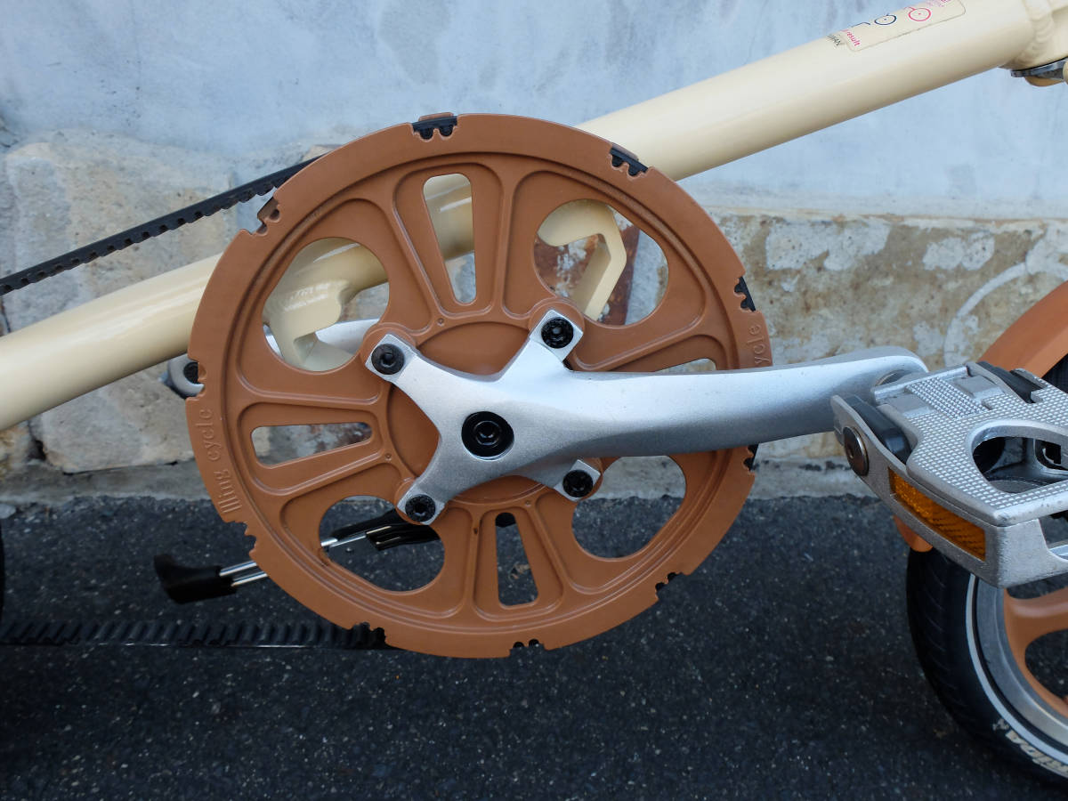 英国 STRiDA ストライダ LT クリーム/オレンジ・ブラウン/未整備ですが 