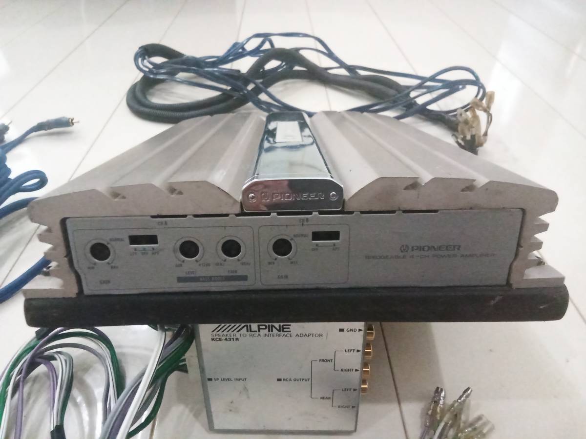 カロッツェリア carrozzeria GM-X5400 パワーアンプ 4ch パイオニア