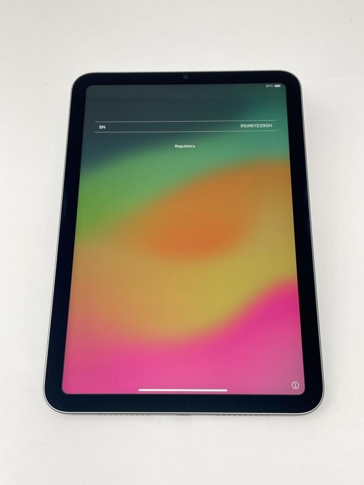 U102【ジャンク品】 iPad mini6 64GB Wi-Fi スペースグレイ iPad mini