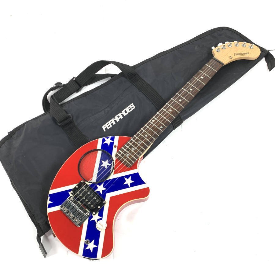 FERNANDES フェルナンデス ZO-3P エレキギター CIVIL REBEL FLAG柄(赤