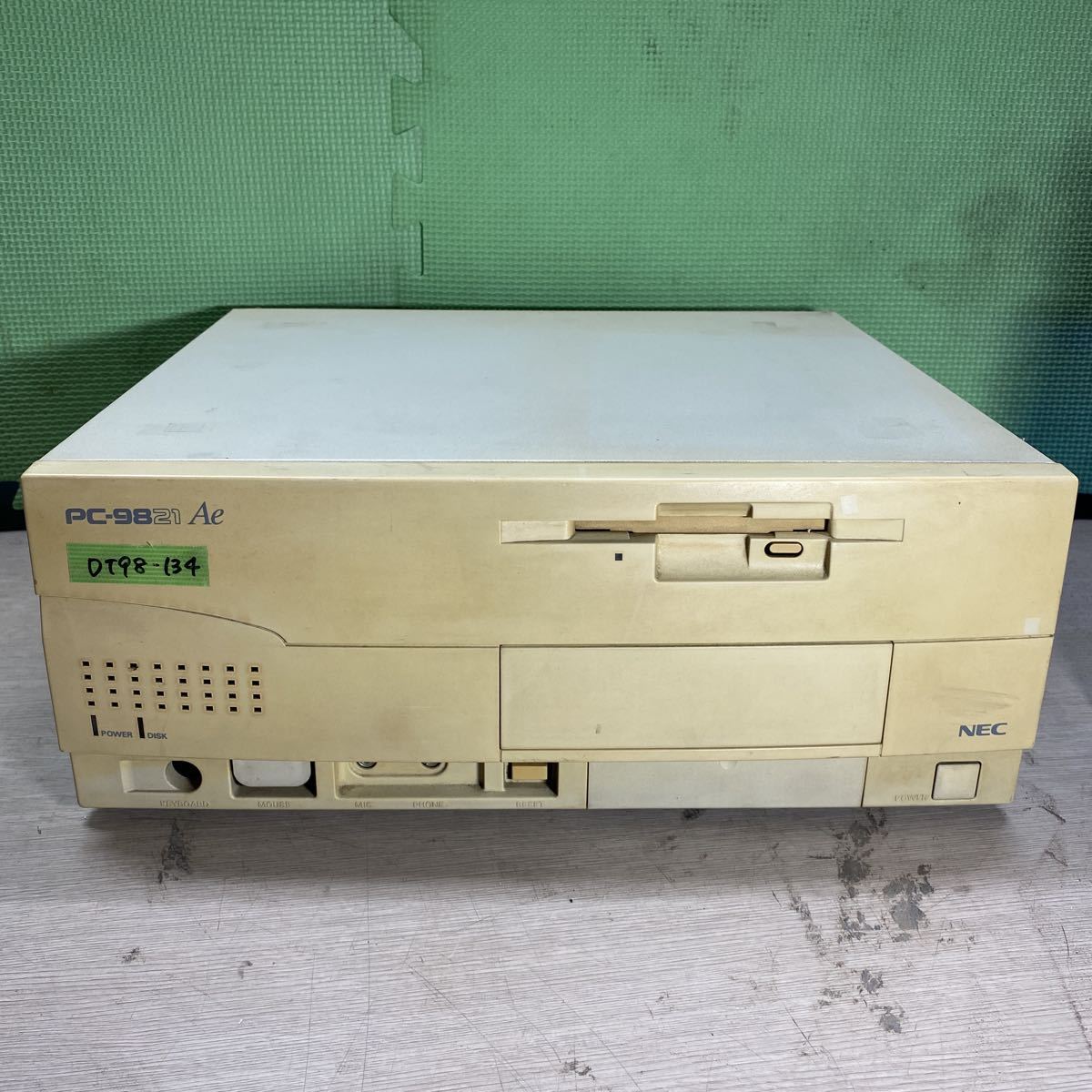 DT98-134 激安 PC98 デスクトップ NEC PC-9821 Ae MEM 11264KB HDD欠品　メモリーチェックまで確認済み　ジャンク