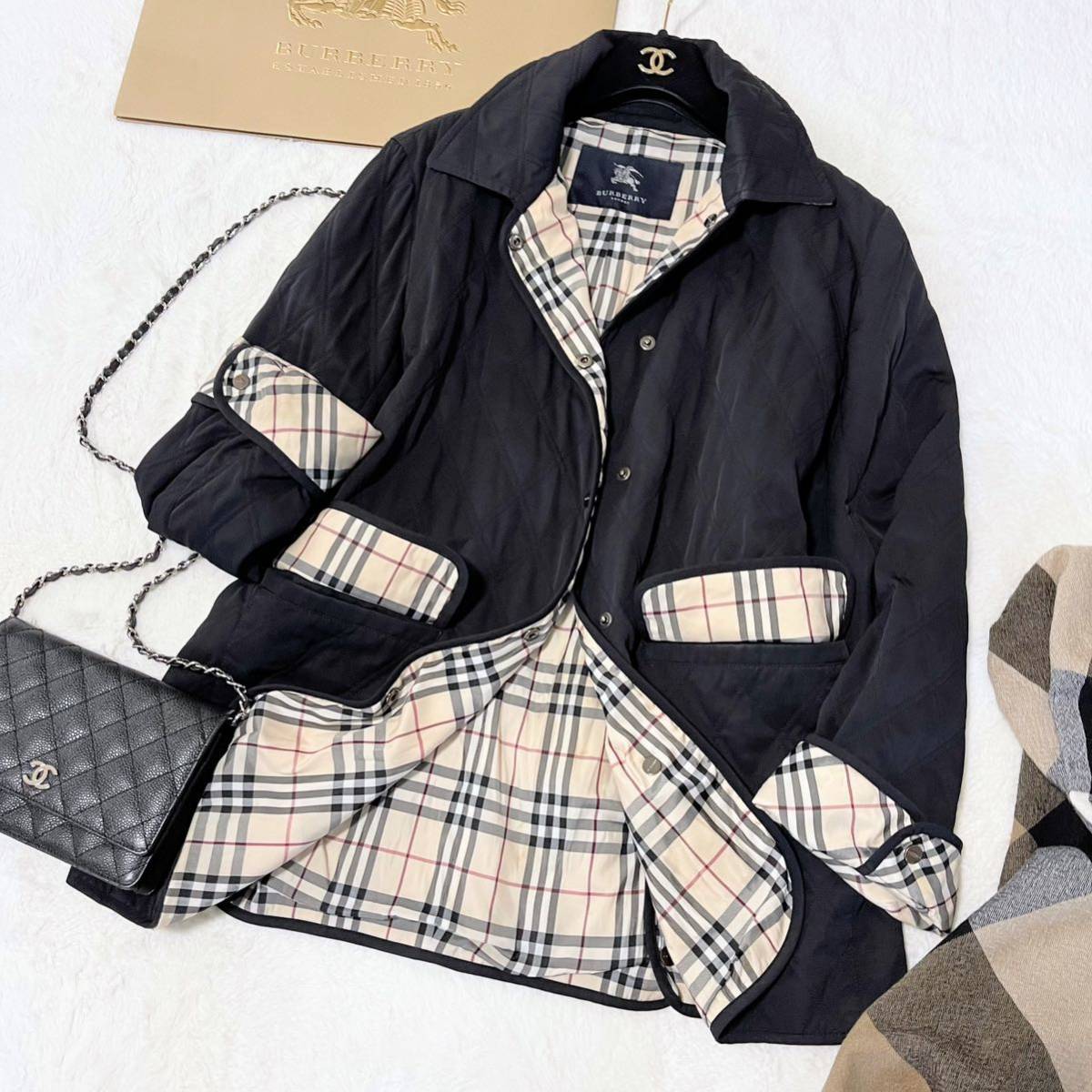 大きいサイズ バーバリー BURBERRY バーバリーロンドン キルティング 
