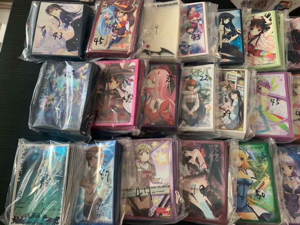 キャラクタースリーブ 中古品大量まとめ売り このすば/AB/fate/なのは  