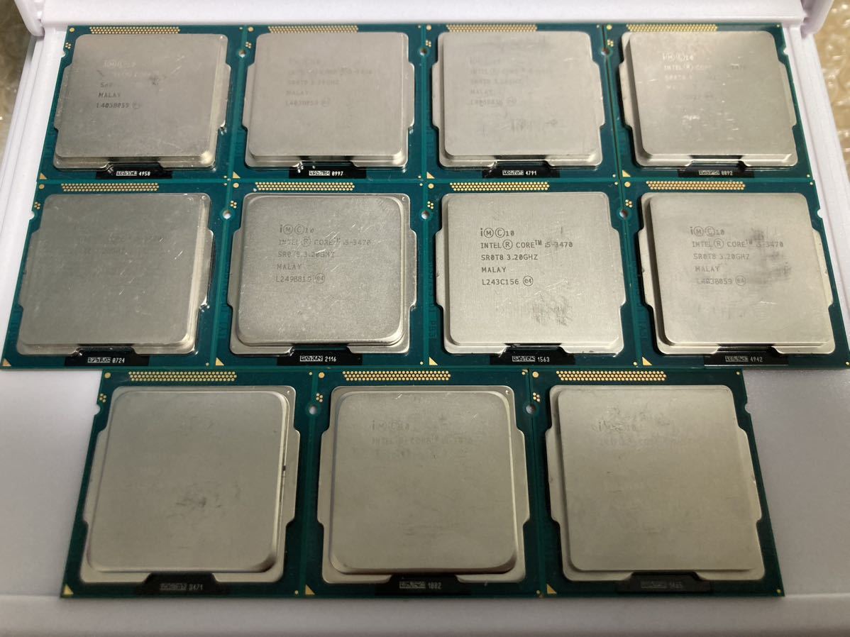 CPU Intel Core i5-3470 11枚セット【売り切り】1