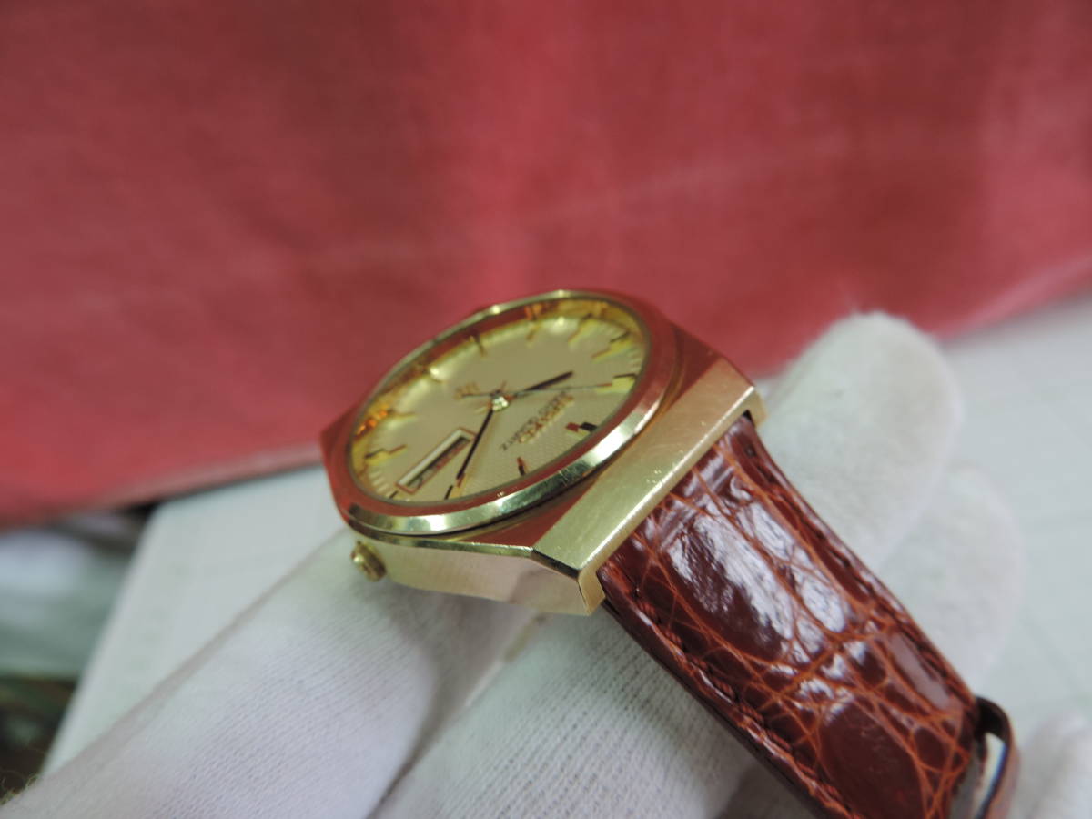 時計 SEIKO GRAND QUARTZ HGP SEIKO セイコー GRAND QUARTZ アンティーク ゴールドGP メンズ腕時計