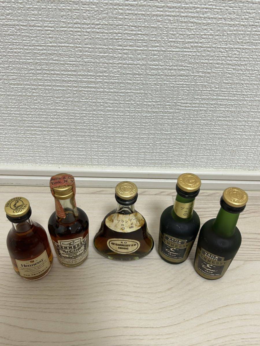 ヘネシー ミニボトル ブランデー 5本セット VSOP Hennessy レミー