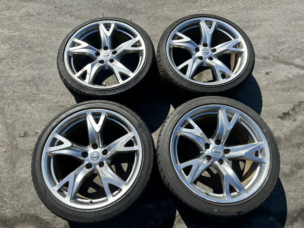 日産 フェアレディZ Z34 純正アルミホイール 4本セット 245/35R19 9j +
