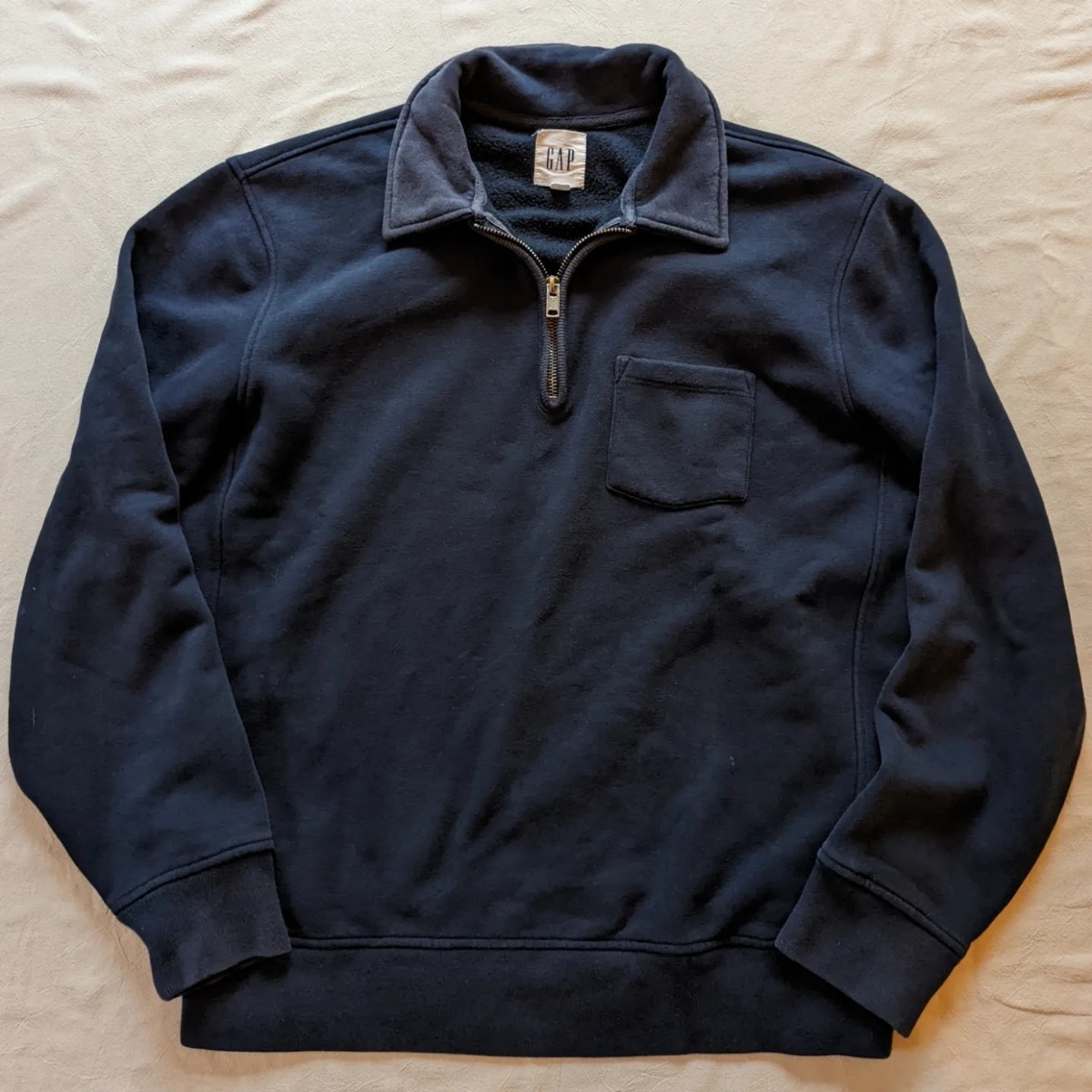 GAP Vintage Zip Gap 90s Sweatshirt Half Polo 90's - OLD Etsy