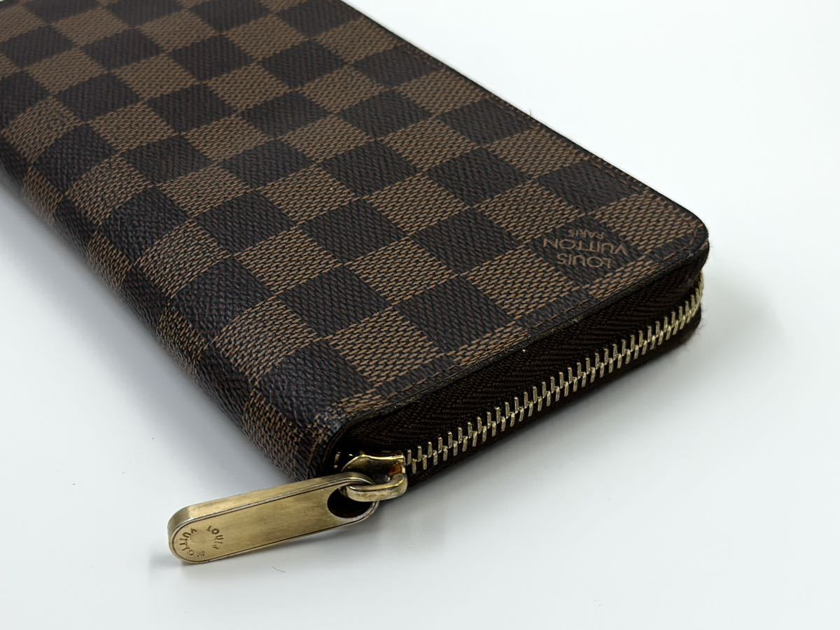 極美品】 ルイヴィトン Louis Vuitton ダミエ エベヌ ジッピー 