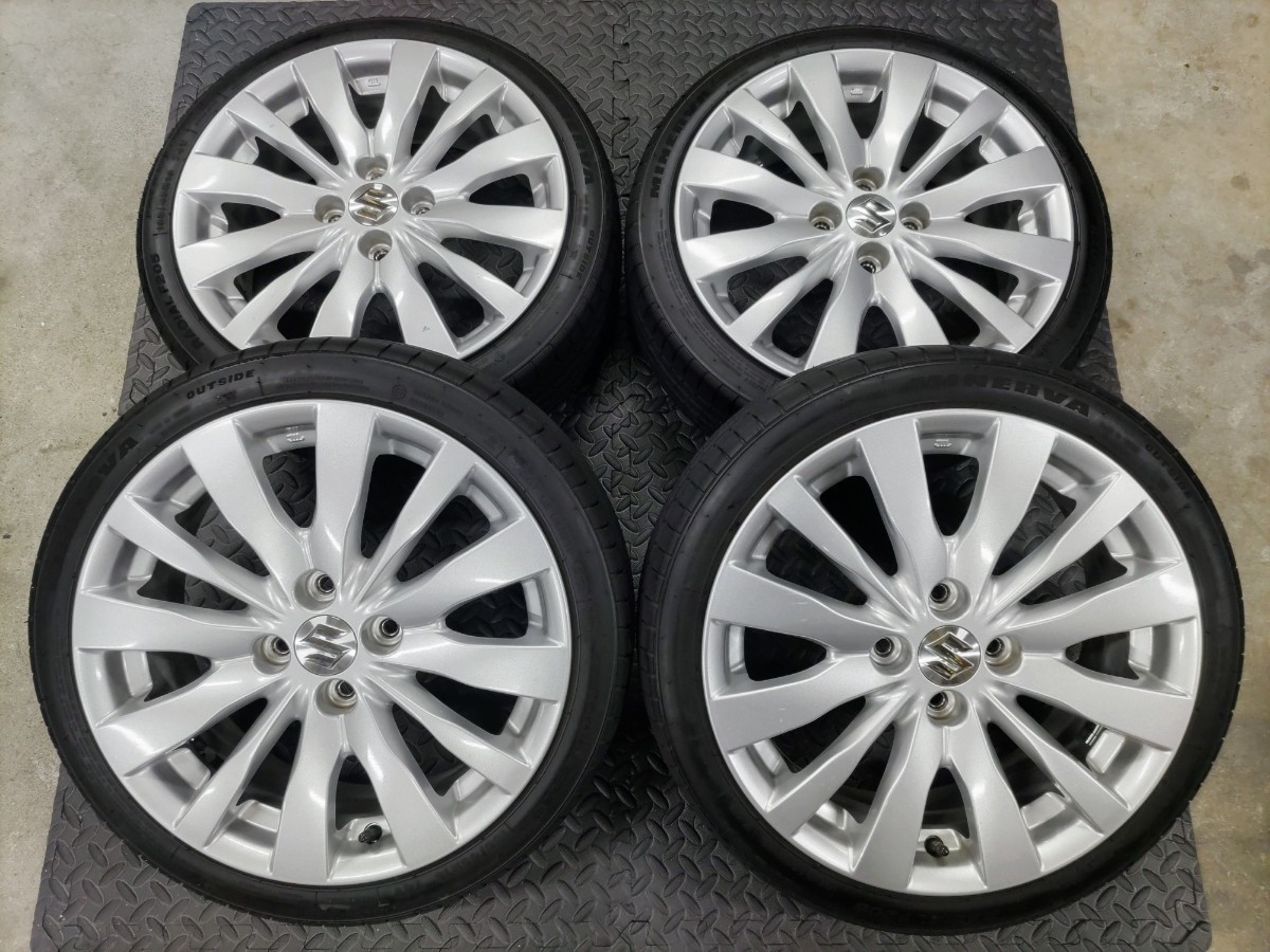 良品 スイフト RS 純正 16インチ 6J +45 4H-100 バリ山 165/45R16 2021 