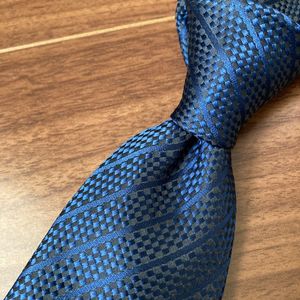 Perfect Suit FActory ネクタイ ネイビー ストライプ