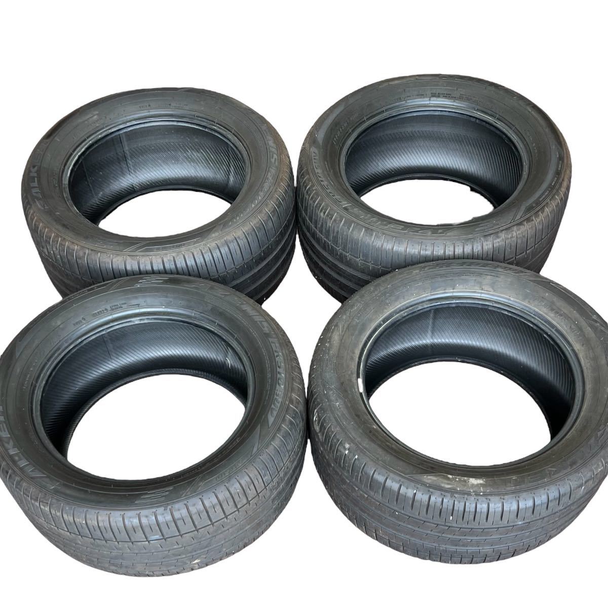 【引取歓迎】FALKEN AZENIS FK510SUV 255/55R19 タイヤ　中古4本セット