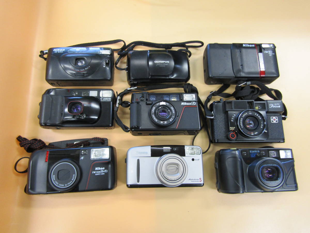 フィルムカメラ コンパクトカメラなど 大量まとめ 34個 NIKON CANON