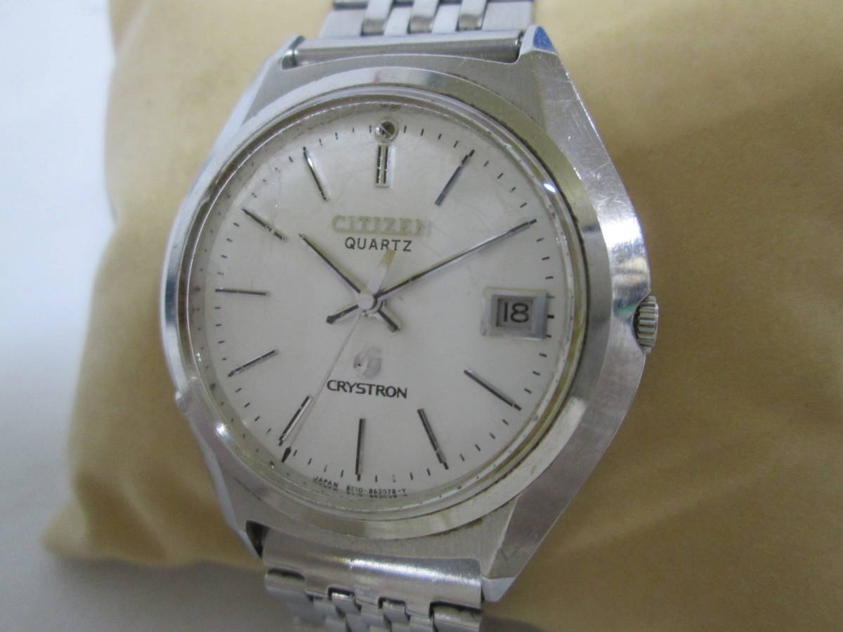 1016h U5894】 CITIZEN quartz CRYSTRON シチズン クォーツ クリス 