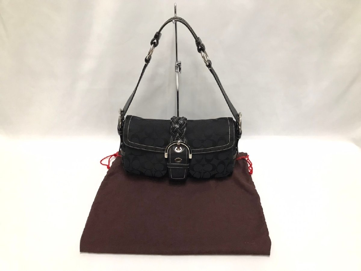 ♪COACH コーチ ショルダー ハンドバッグ K05Q-6314 シグネチャー 