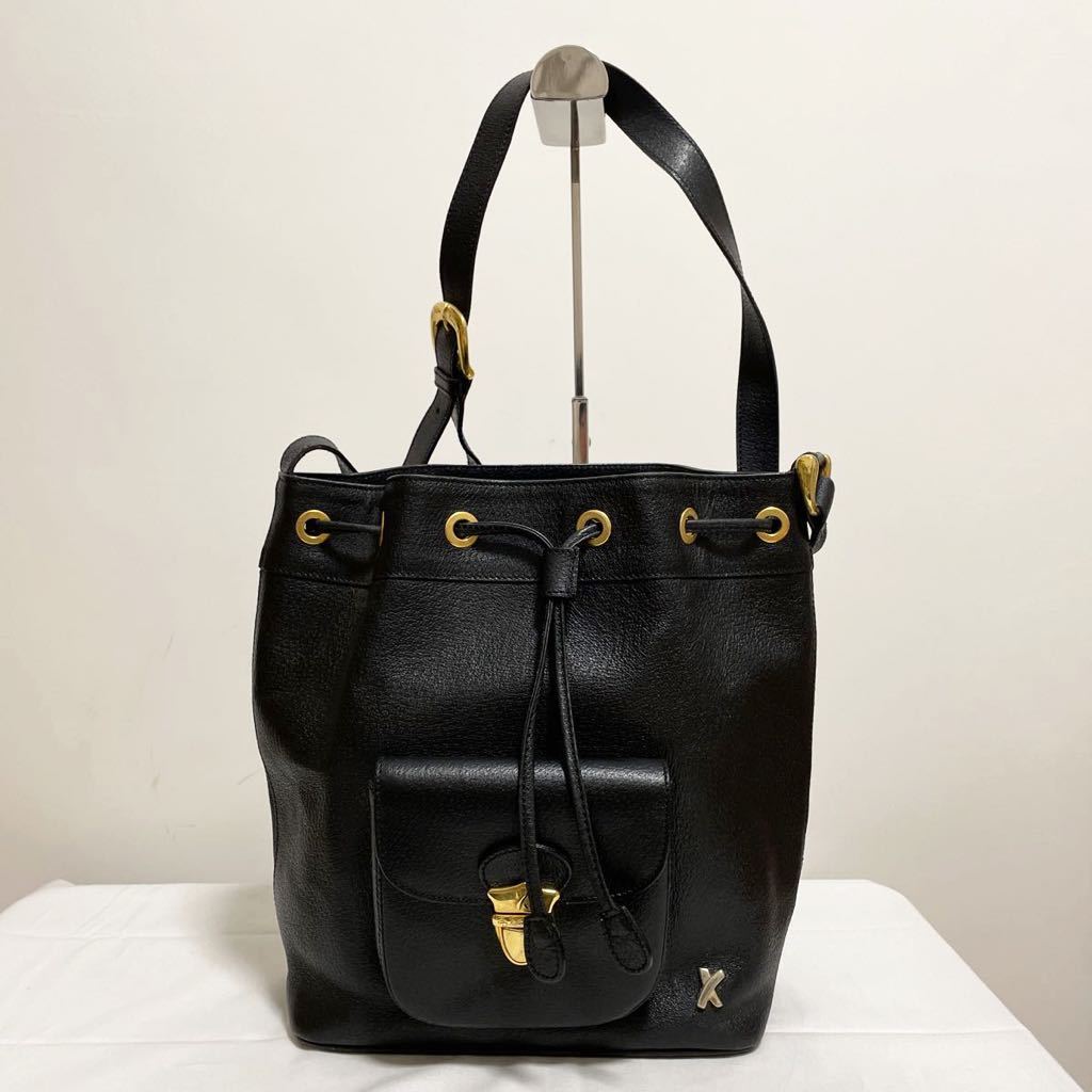 和58★ by Paloma Picasso パロマピカソ ショルダーバッグ 巾着型 レディース ブラック