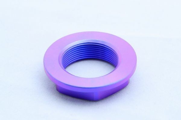 １円売切！トップブリッジ ワークスステムナット [ チタンブルー / アルミブラック / アルミレッド / アルミゴールド ] NSR250R T2Racing トップブリッジ T2Racing MC18・21・28 新品チタン合金 MC18・21 袋ナット