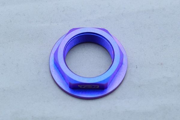 １円売切！トップブリッジ ワークスステムナット [ チタンブルー / アルミブラック / アルミレッド / アルミゴールド ] NSR250R T2Racing トップブリッジ T2Racing MC18・21・28 新品チタン合金 MC18・21 袋ナット