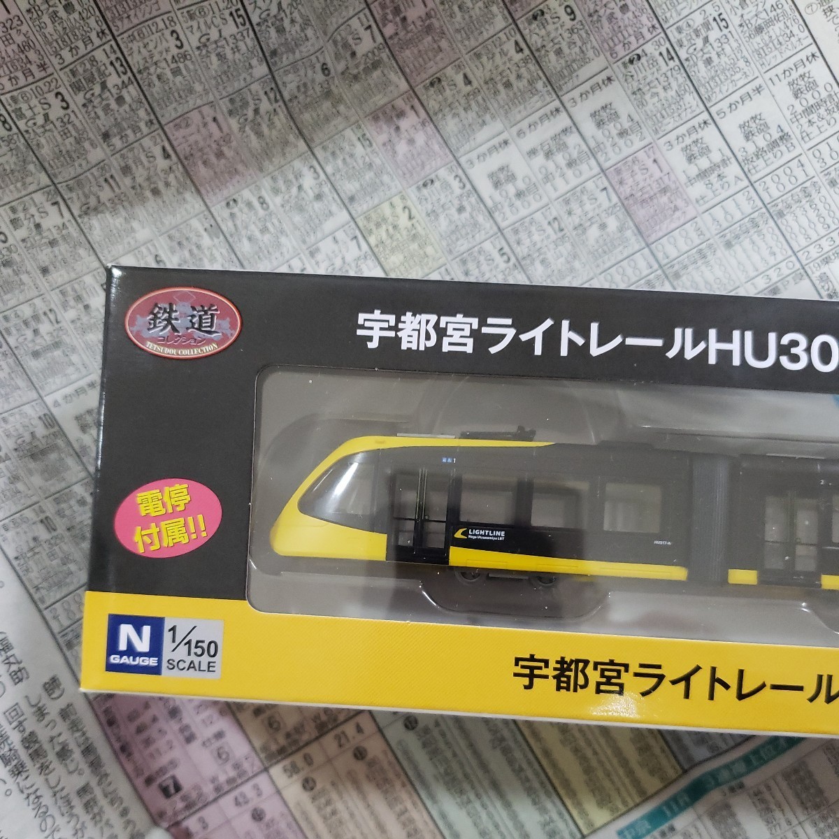 事業者限定鉄道コレクション 宇都宮ライトレール 開業記念限定版 HU300