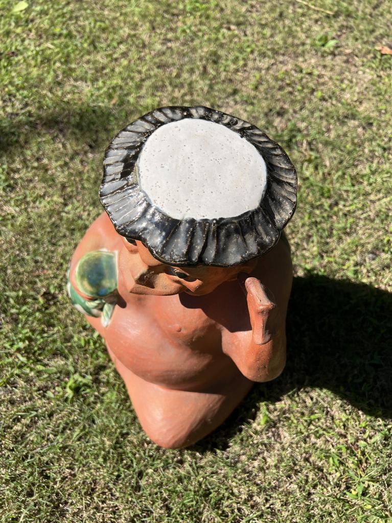 定番人気，豊富な】 河童 カッパ かっぱ 置物 オブジェ 陶器 珍品 酒瓶
