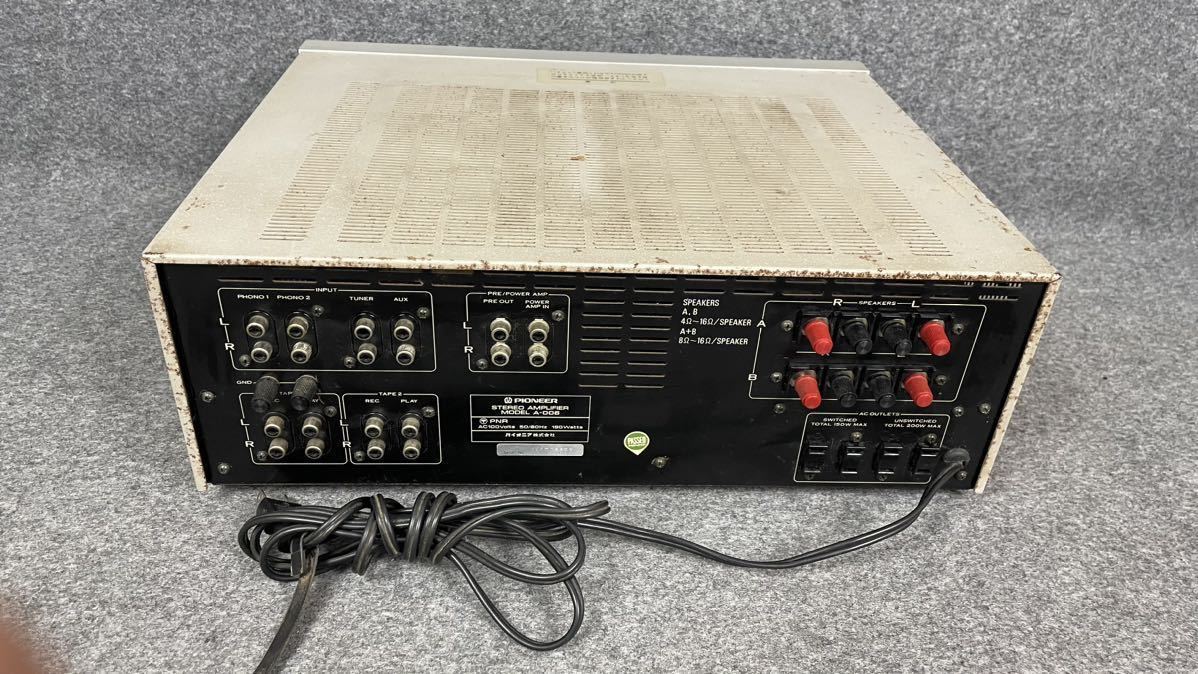 パイオニア A-006 Pioneer ステレオアンプ ジャンク品 - パイオニア