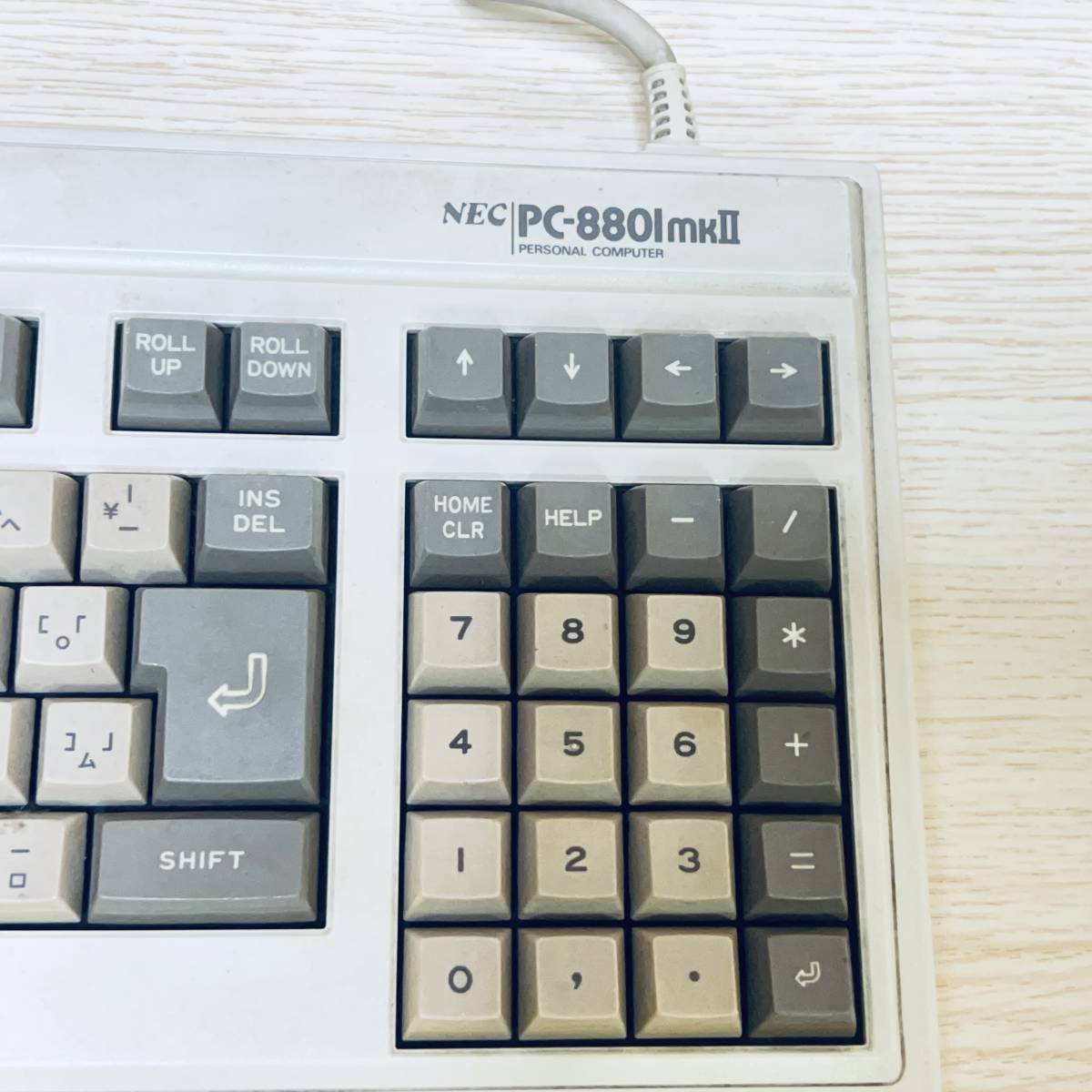 NEC PC-8801mkII キーボード - ジャンク FR 動作品 + 公式通販 PC-8801