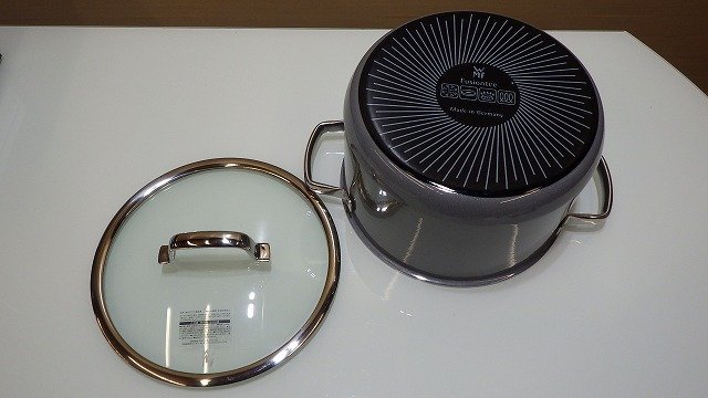 B640-40208 展示品 未使用品 ヴェーエムエフ ハイキャセロール 24cm プラチナム 鍋 IH対応 天然鉱石 ※レシピ本有 2026年最新Yahoo!オークション -:wmfの中古品・新品・未使用品一覧 WMF（ヴェーエムエフ）の中古品の通販サイト