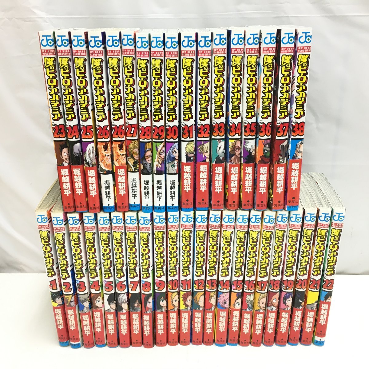 f300*80 【傷汚れ有】 僕のヒーローアカデミア　全巻セット　1-38巻 堀越耕平