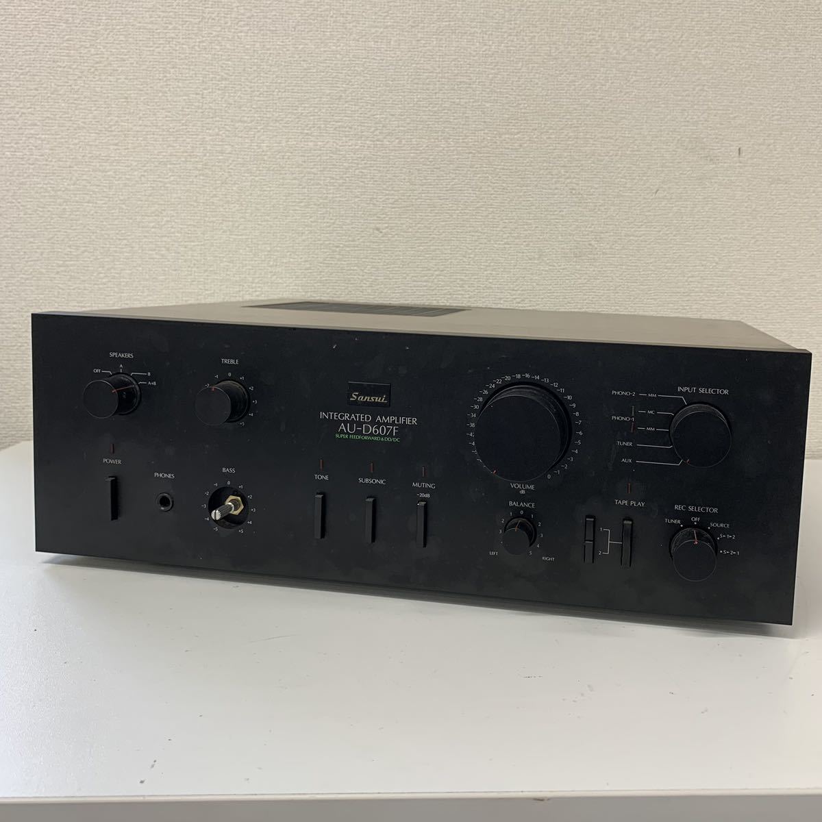 Gb1】 Sansui AU-D607F プリメインアンプ 動作品 現状品 山水