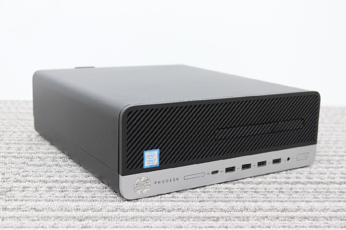 D1019【ジャンク品】HP / ProDesk 600 G5 / CPU：core i7-9700@3.00GHz /メモリ：16GB / HDD：無