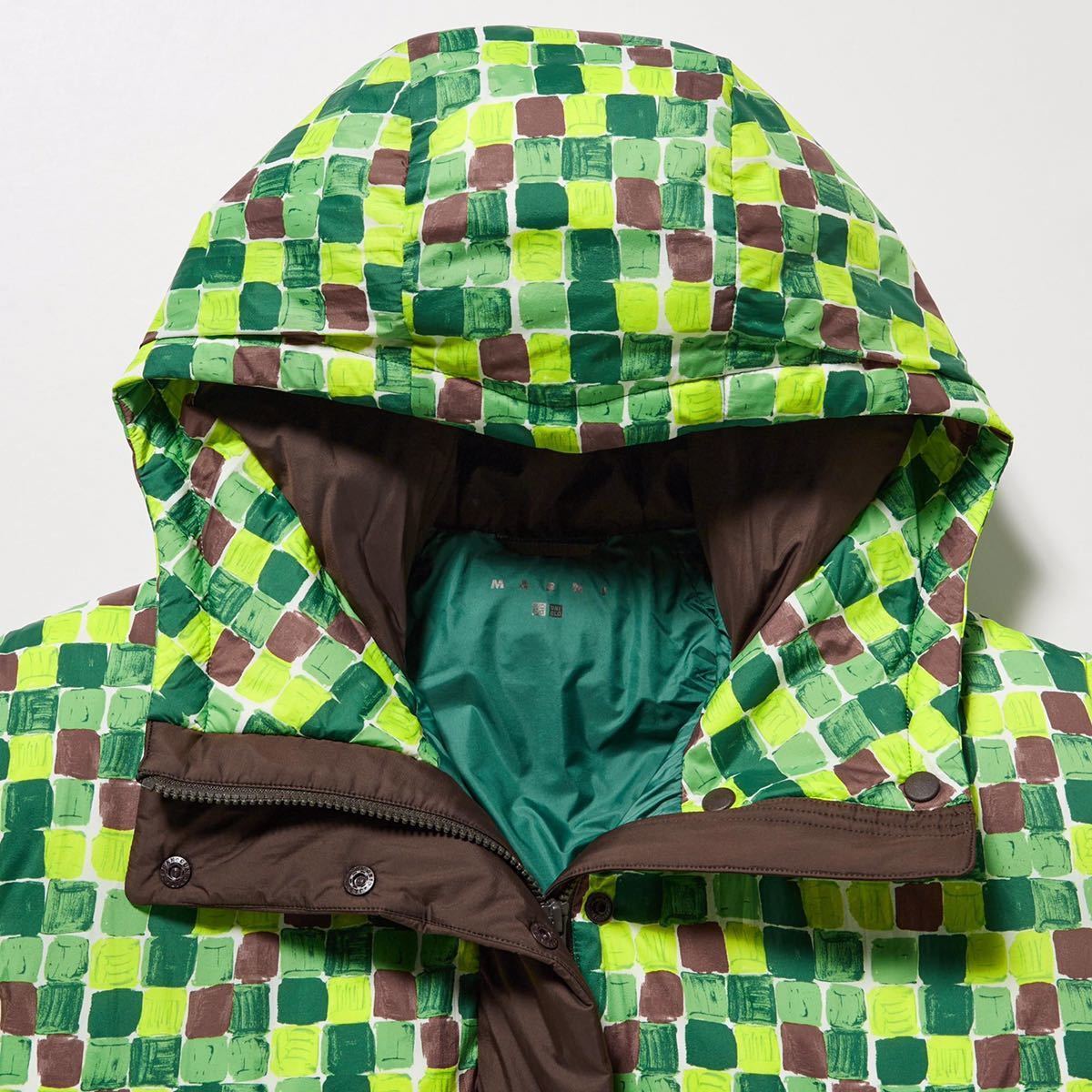 UNIQLO and MARNI オーバーサイズダウンコート グリーン Lサイズ 新品 