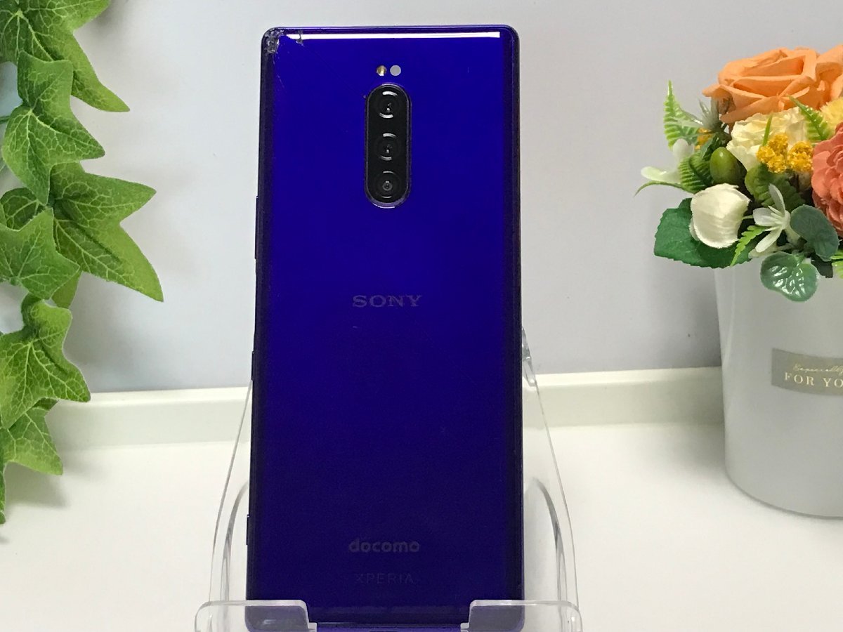 SIMロック解除済み☆ SIMフリー docomo SO-03L SONY Xperia 1 パープル