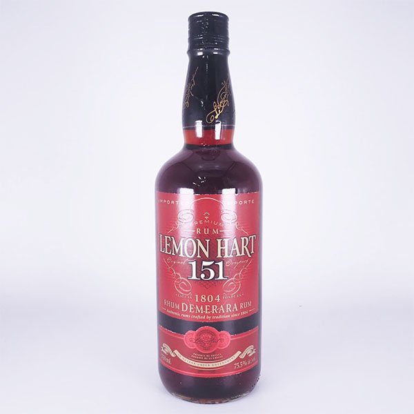 ☆レモン ハート 151 プレミアム 750ml 75.5% デメララ ラム LEMON