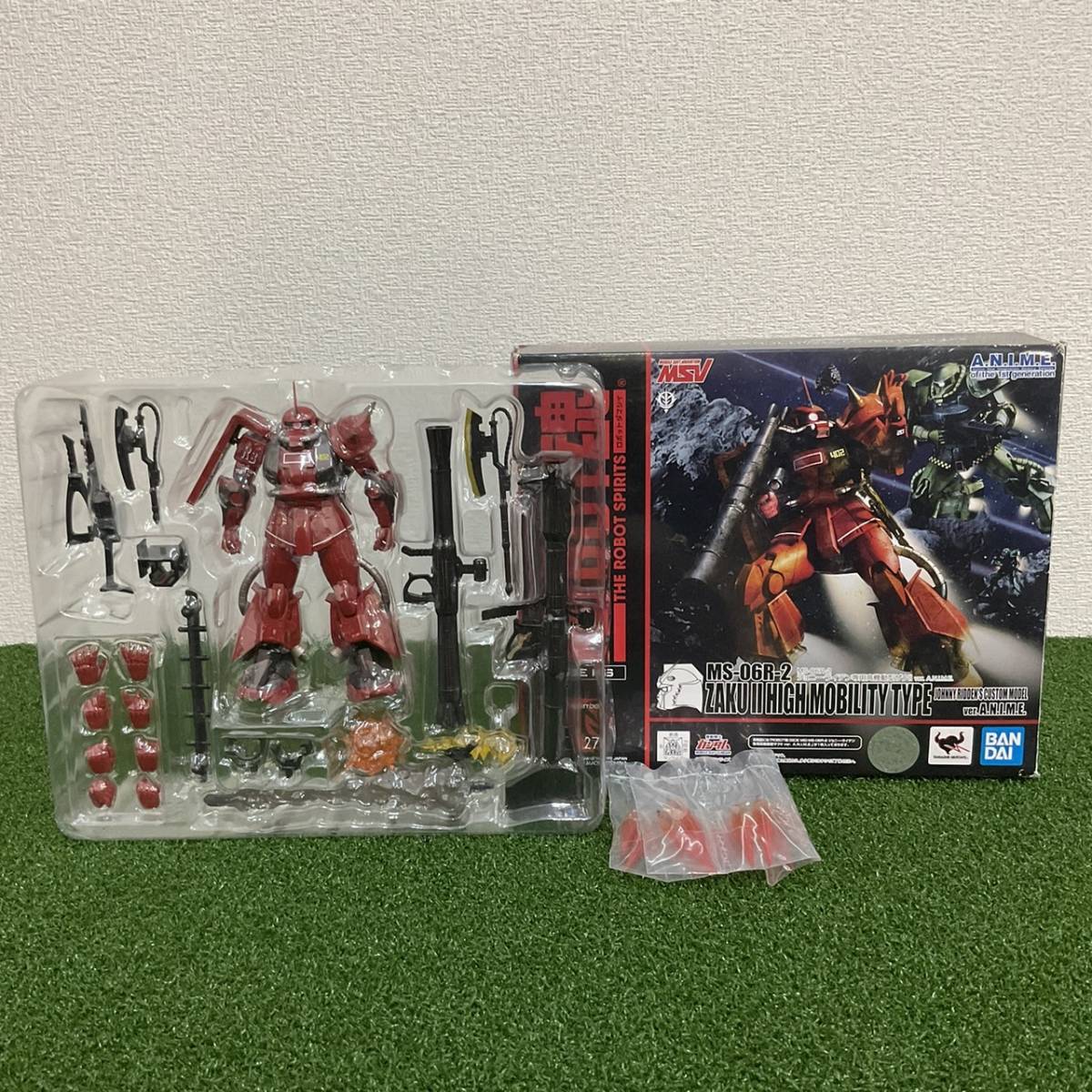  BANDAI バンダイ ROBOT魂 MS-06R-2 ジョニー ライデン専用高機動型ザクII ver. A.N.I.M.E.(機動戦士ガンダム)｜売買されたオークション情報、yahooの商品情報をアーカイブ公開 - オークファン 機動戦士ガンダム