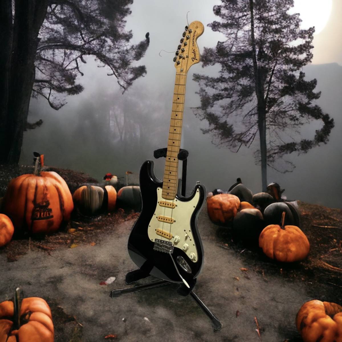高品質，HOT 8最終ギター FenderフェンダーJapanジャパン6弦STRATO CASTER ストラト キャスター銘品ビンテージ黒ブラック コレクター定番(ストラトキャスター)｜売買されたオークション情報、yahooの商品情報を 本体