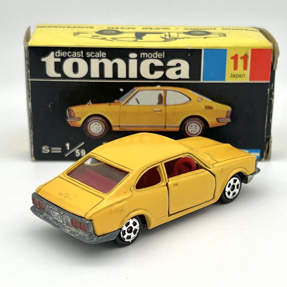 香港トミカ No.11-1-1 入手難易度A トヨタ カローラ スプリンター 1200 
