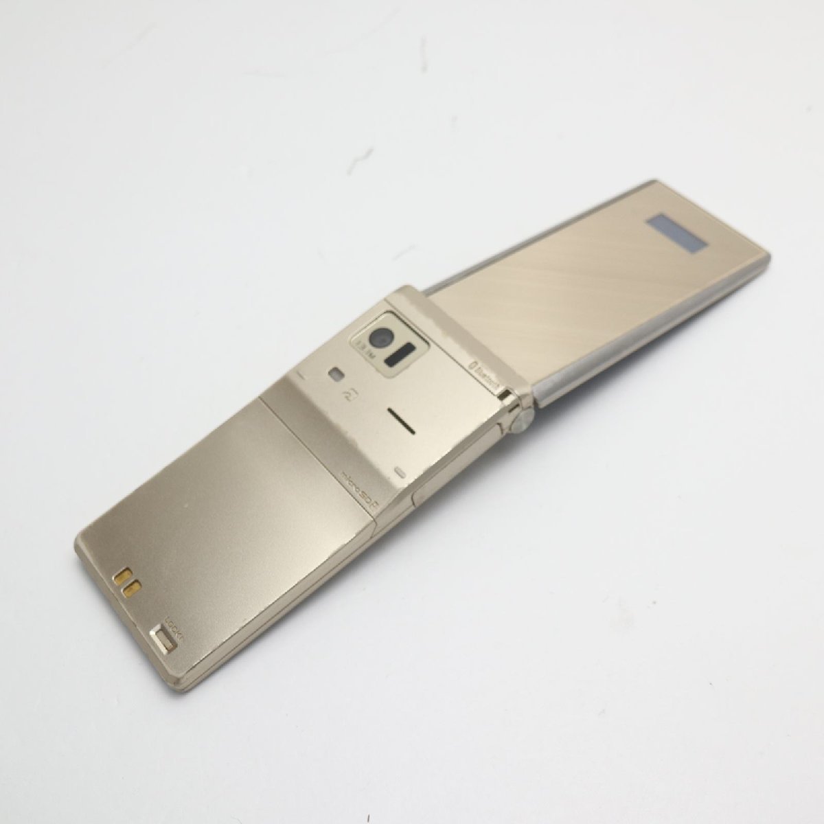 良品中古 F-07F ゴールド 即日発送 ガラケー FUJITSU DoCoMo 本体 白